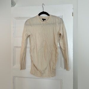 Quince Mongolian Cashmere Maternity Crewneck Sweater